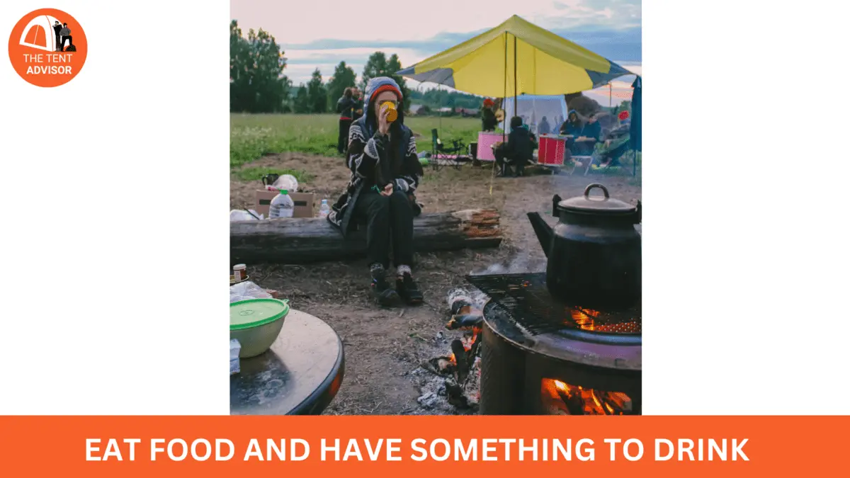 eat food and have somthing