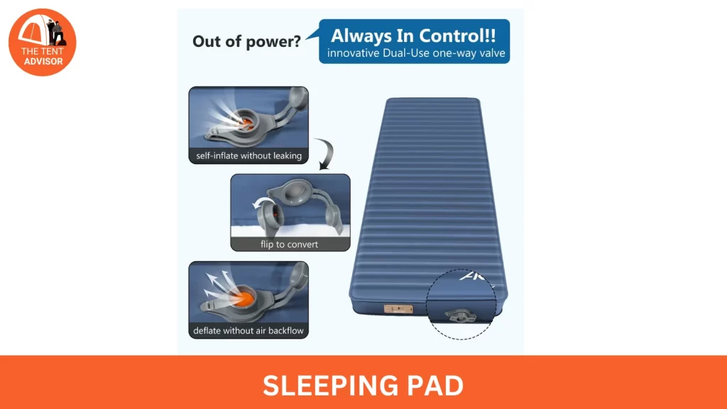 3. Sleeping Pad A Cushion for the Ground